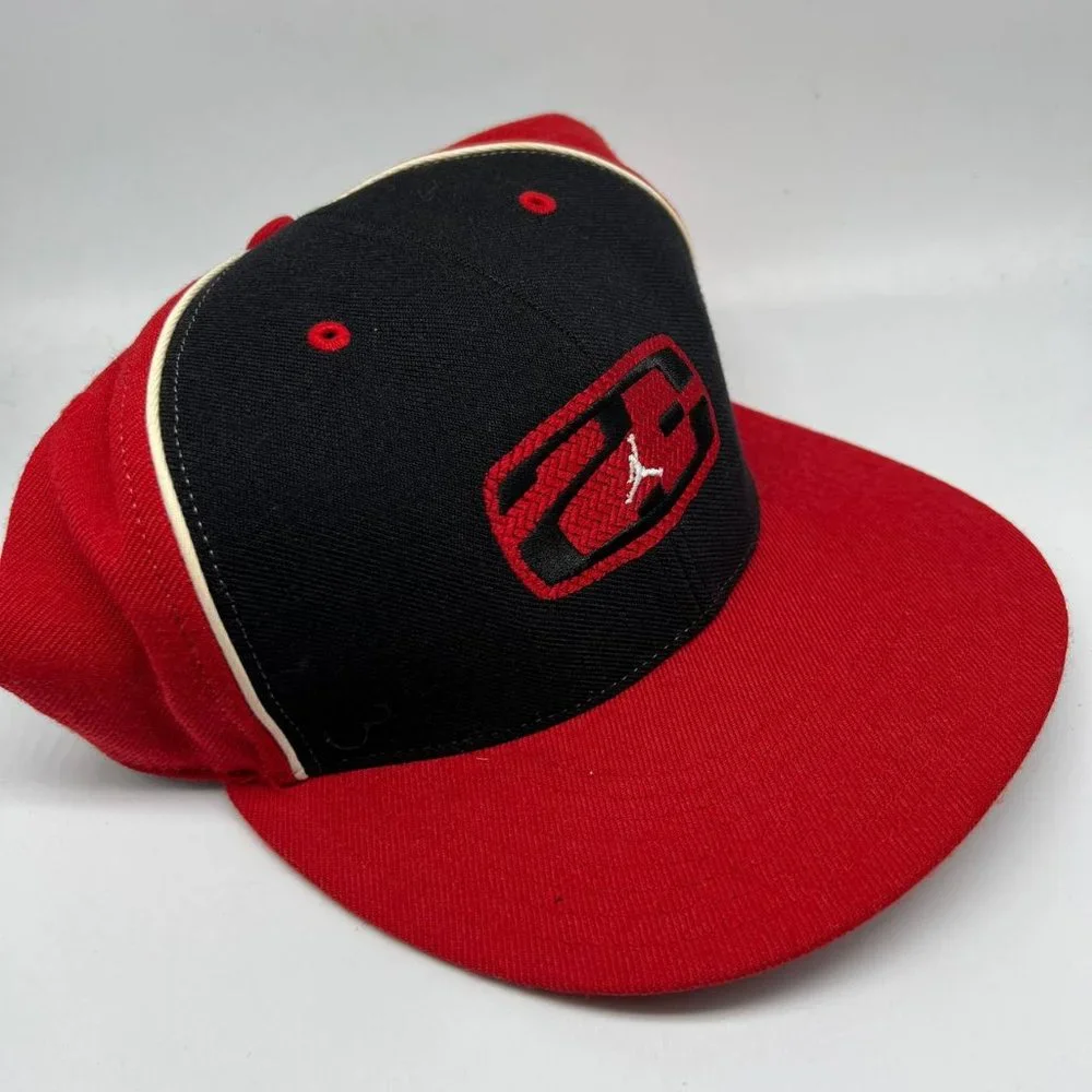 Air Jordan 23 Red Black 7 7/8 Jumpman Hat Fitted‎ Cap Men